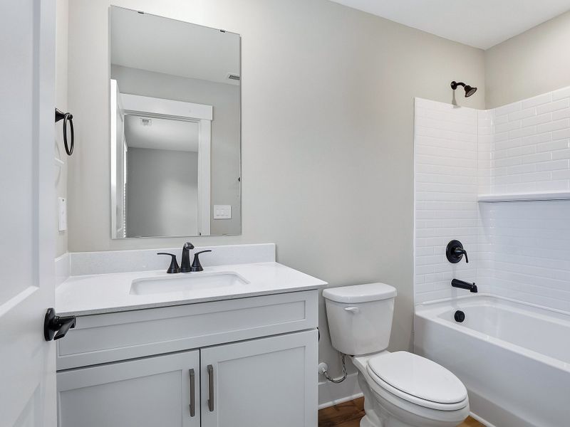 Furnished interior view inside a new home in Watkins Glen, Raleigh (Image 9).
