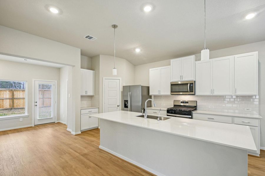 Photo is not of the actual home, but is an inspirational photo of builder’s model home and may depict options, furnishings, and/or decorator features that are not included