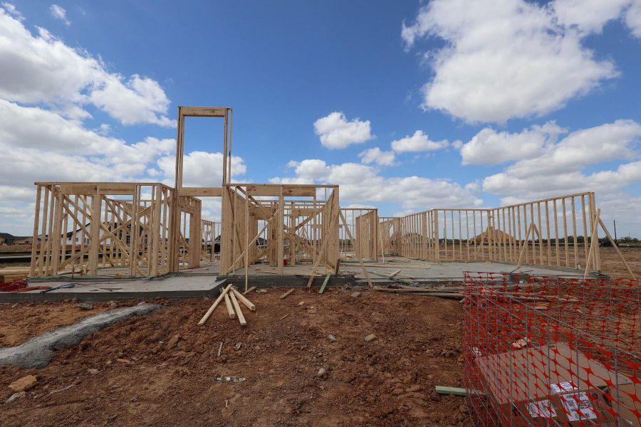 Two-story home with 4 bedrooms, 3.5 baths and 4 car tandem garage