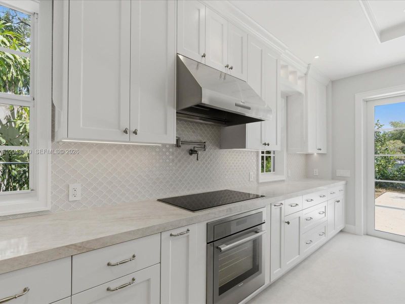 Furnished interior view inside a new home in , South Miami (Image 14).