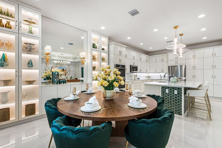Representative furnished interior of a home built from the Bahama by GL Homes in Valencia Harbor (55+), Fort Myers (Image 7).