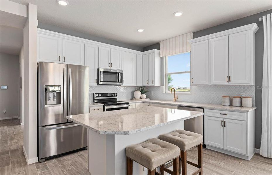 Furnished interior view inside a new home in Del Webb Sunbridge, St. Cloud (Image 5).