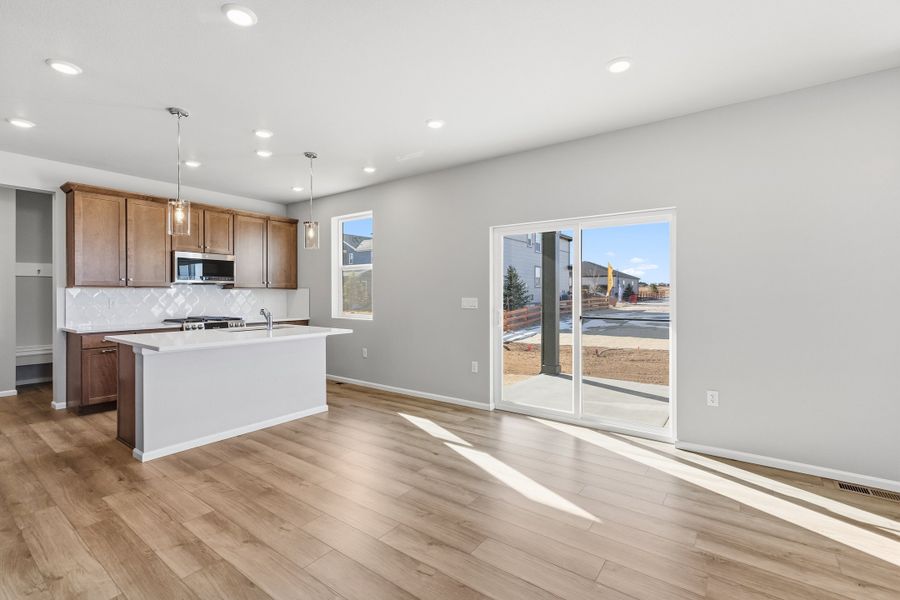 Furnished interior view inside a new home in Talon Pointe, Thornton (Image 6).