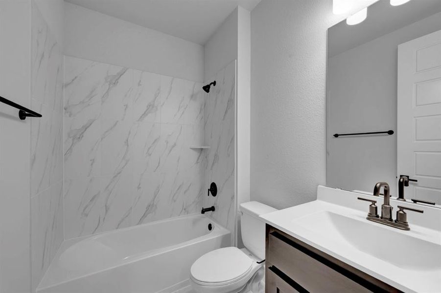 Furnished interior view inside a new home in Treeline, Justin (Image 12).