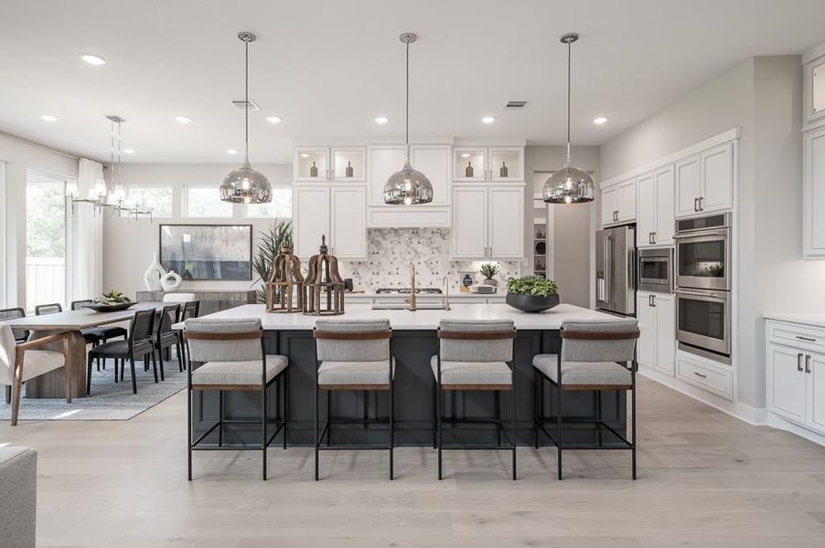 Furnished interior view inside a new home in Harvest Green 75′, Richmond (Image 12).