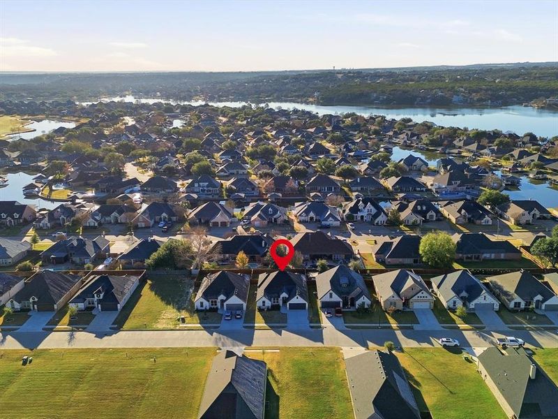 Front exterior of a new home in , Granbury, TX, highlighting curb appeal (Image 2). Front exterior of a new home in , Granbury, TX, highlighting curb appeal (Image 2).