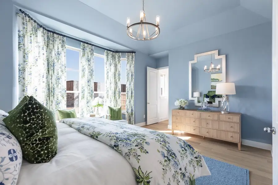 Representative Primary Bedroom - some options shown