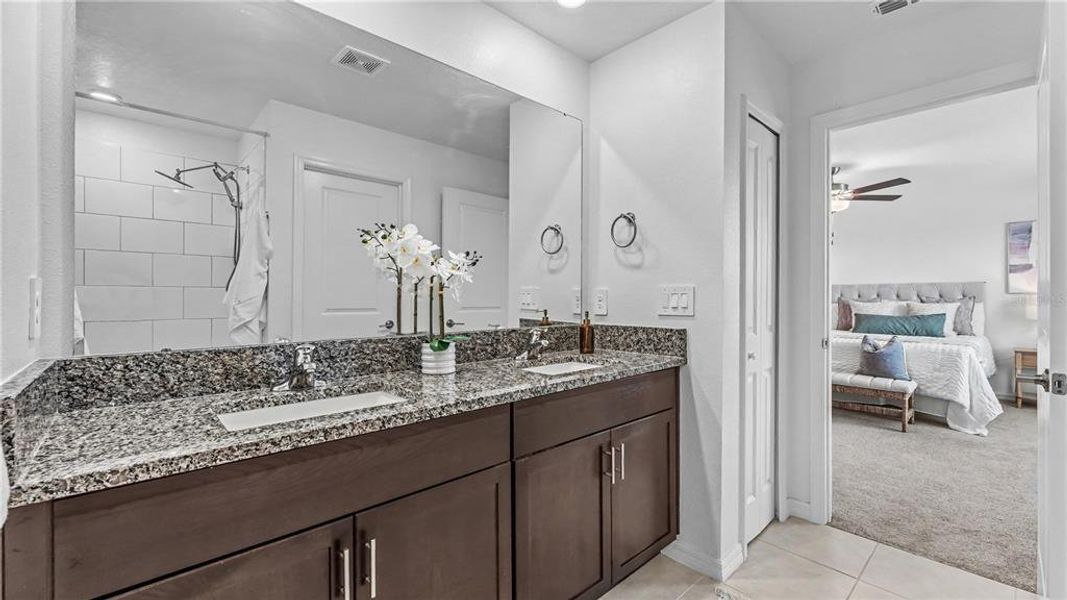 Furnished interior view inside a new home in Wind Meadows South, Bartow (Image 40).