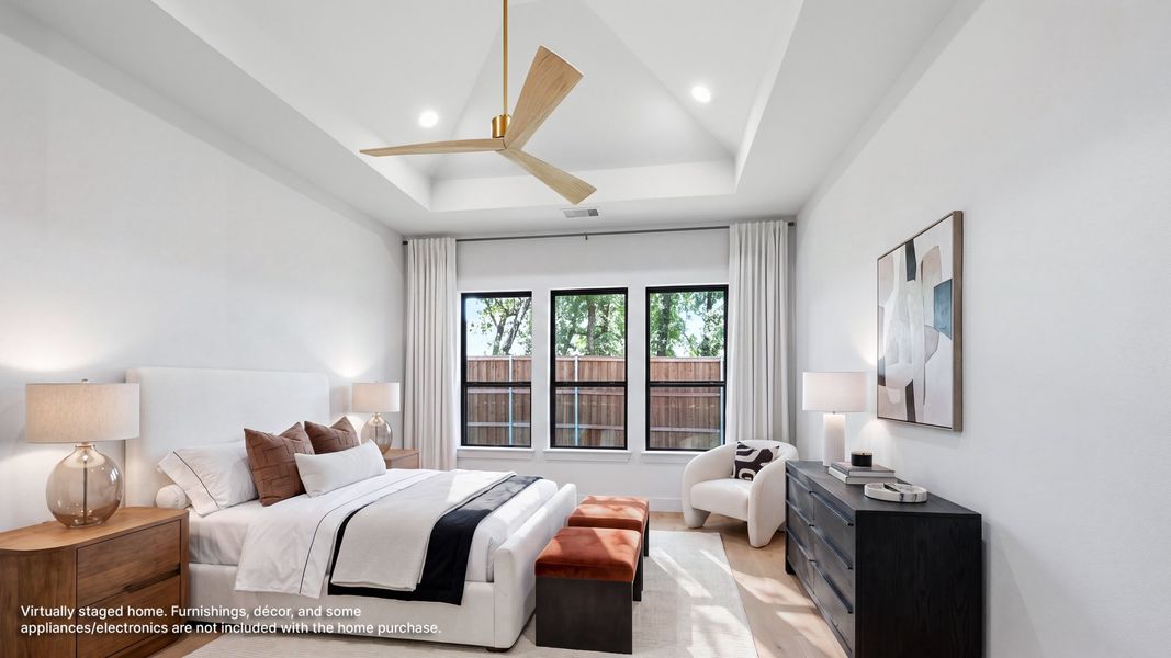 Furnished interior view inside a new home in Adkins Park, Hurst (Image 8). Furnished interior view inside a new home in Adkins Park, Hurst (Image 8).