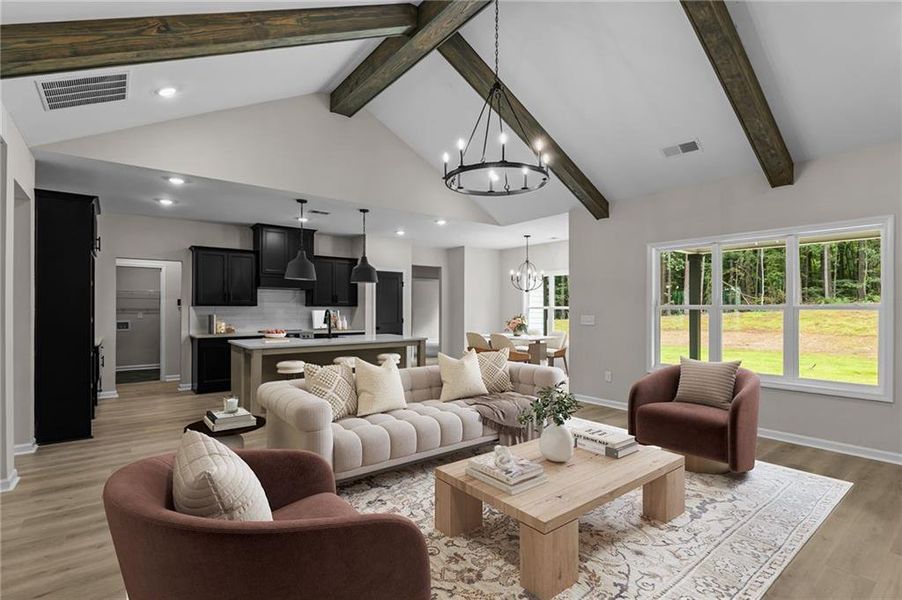 Furnished interior view inside a new home in Liberty Station, Bremen (Image 13).