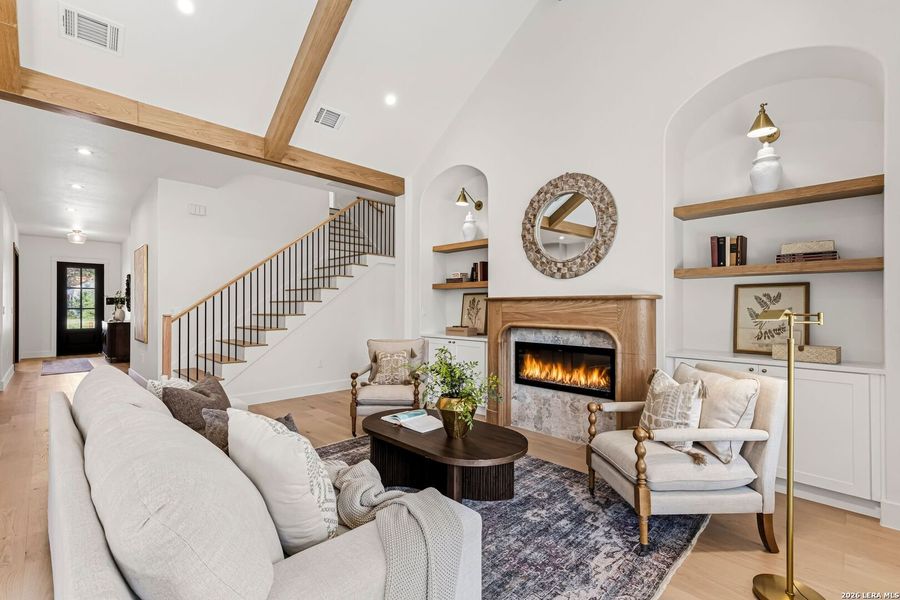 Furnished interior view inside a new home in , San Antonio (Image 8).