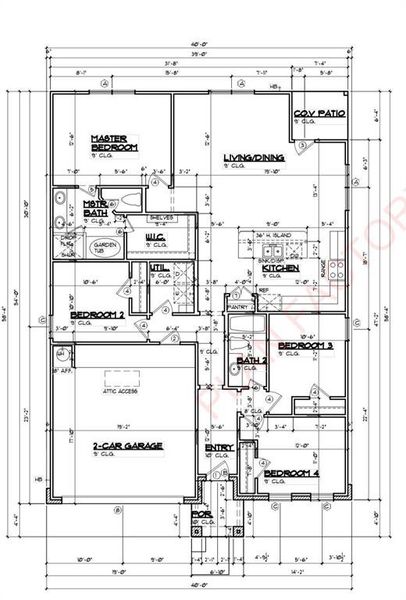 View of floor plan / room layout