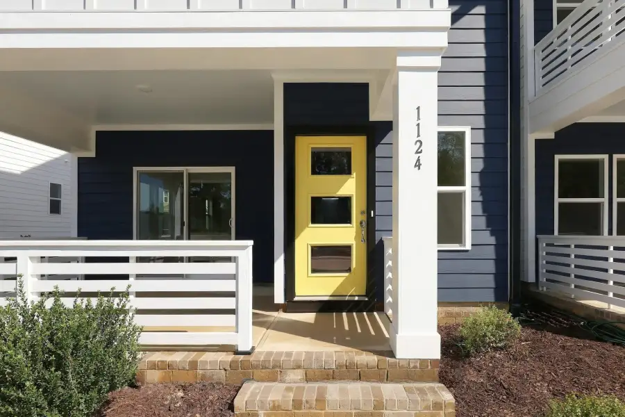 Exterior details and patio area of a home in Allen Park, Raleigh (Image 4).