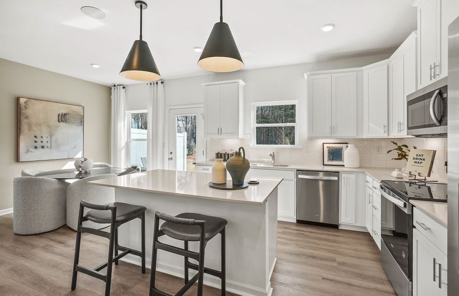 Representative furnished interior of a home built from the Carson by Pulte Homes in Mallard Park, Charlotte (Image 10).