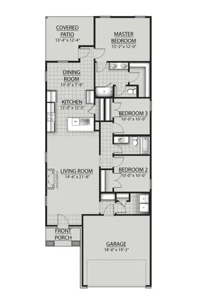 The Rutherford II H Floor Plan by DSLD Homes The Rutherford II H Floor Plan by DSLD Homes