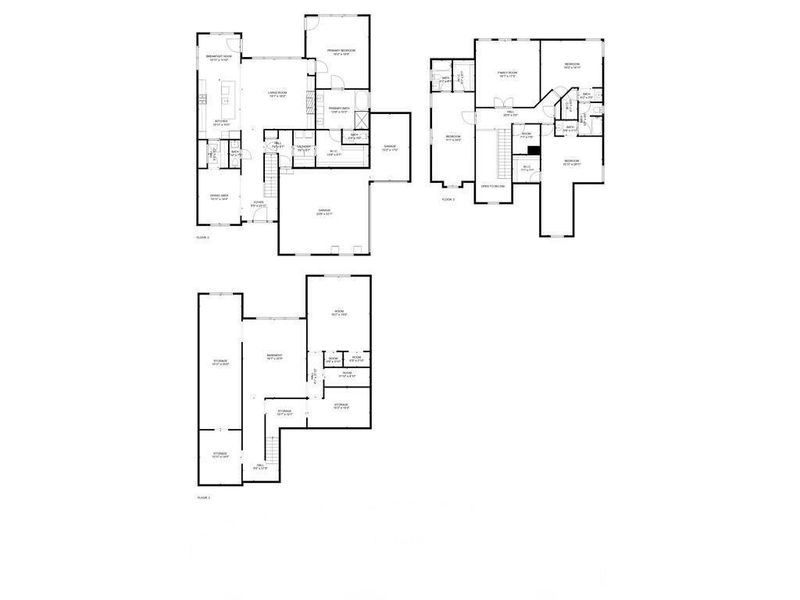 2D floor plan layout of this home in , Roswell, GA (Image 6).