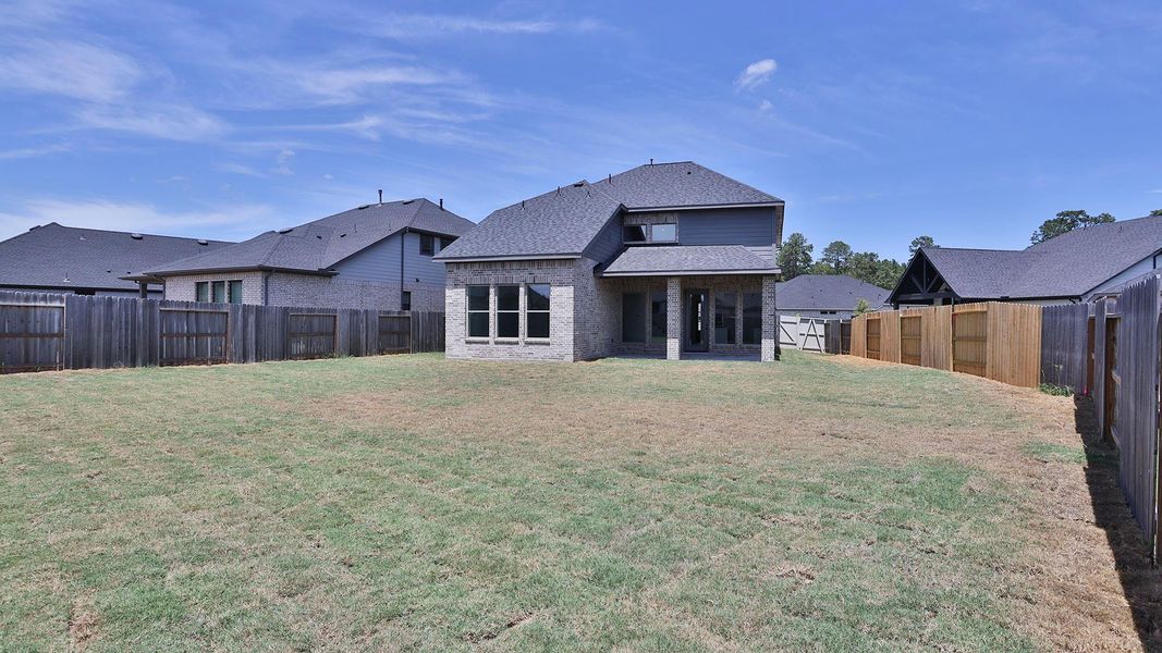 Exterior details and patio area of a home in Audubon, Magnolia (Image 3).