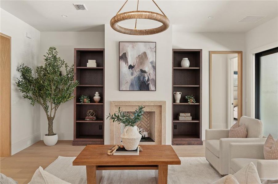 Furnished interior view inside a new home in , Orlando (Image 11).