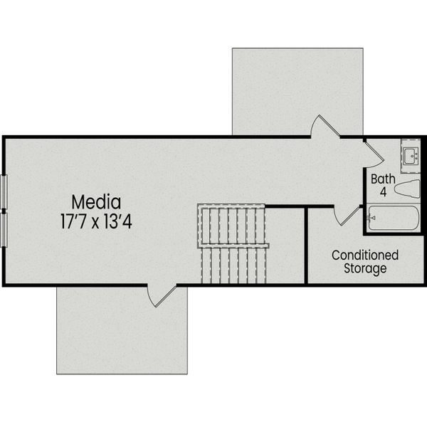 2D floor plan layout for the The Beech by Davidson Homes LLC in Springvale South, Fuquay Varina, NC (Image 6). 2D floor plan layout for the The Beech by Davidson Homes LLC in Springvale South, Fuquay Varina, NC (Image 6).