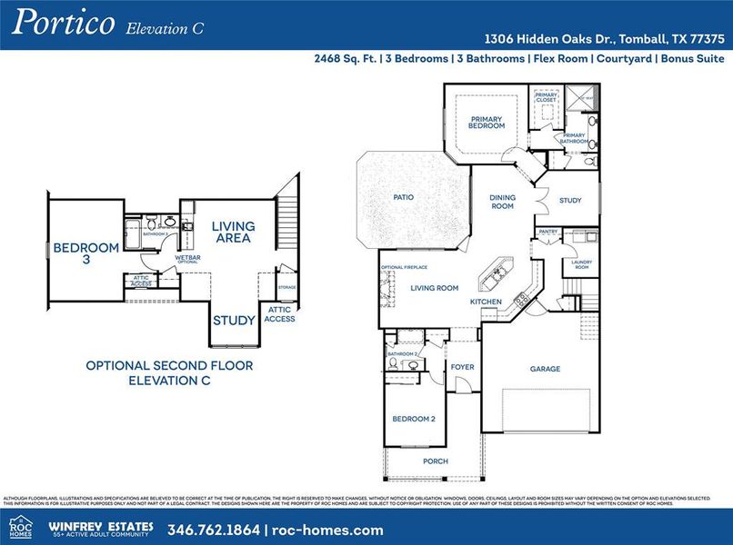 The Portico's layout is designed for convenience and accessibility for everyone. The Portico's layout is designed for convenience and accessibility for everyone.