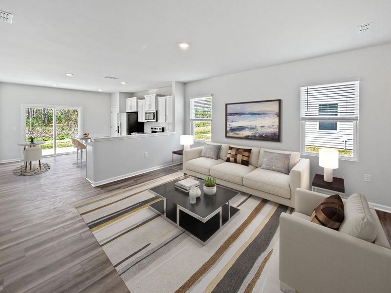 Furnished interior view inside a new home in Grand Arbor, Blythewood (Image 4).