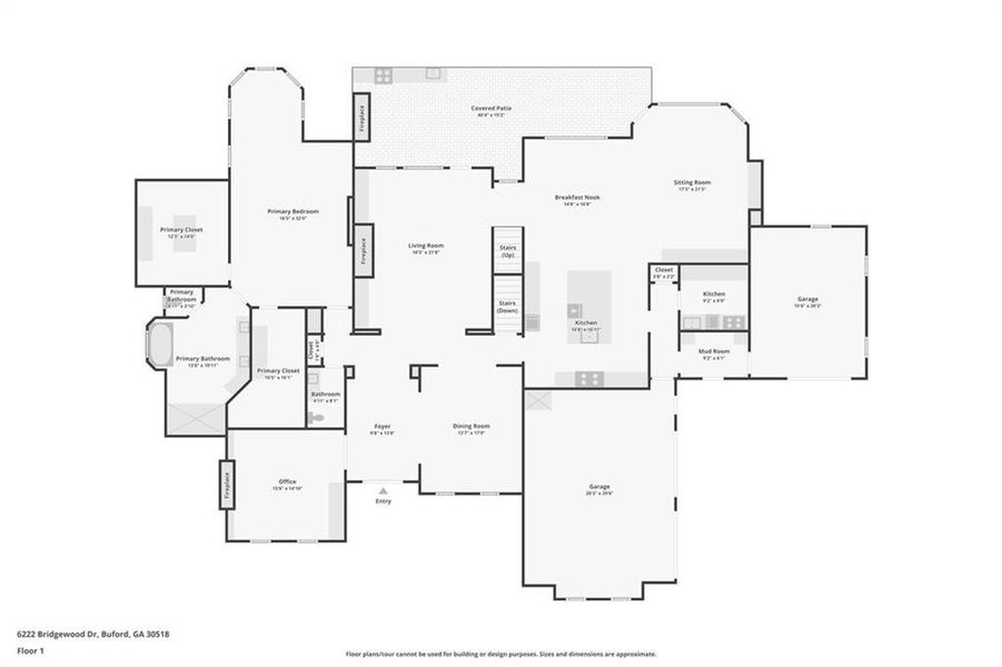 2D floor plan layout of this home in , Buford, GA (Image 5). 2D floor plan layout of this home in , Buford, GA (Image 5).