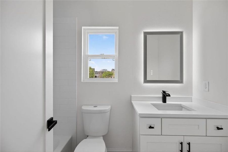 Furnished interior view inside a new home in , Douglasville (Image 8).