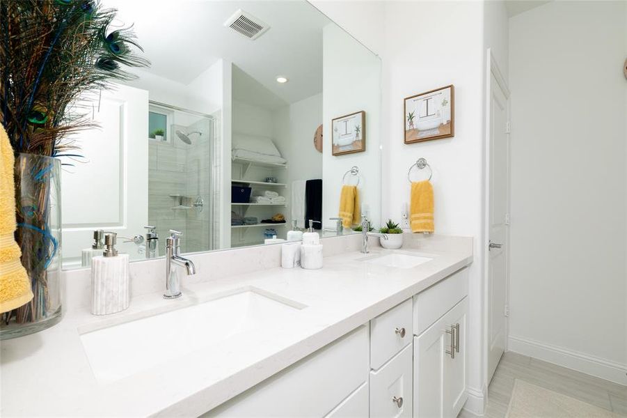 Furnished interior view inside a new home in , Fort Worth (Image 38). Furnished interior view inside a new home in , Fort Worth (Image 38).