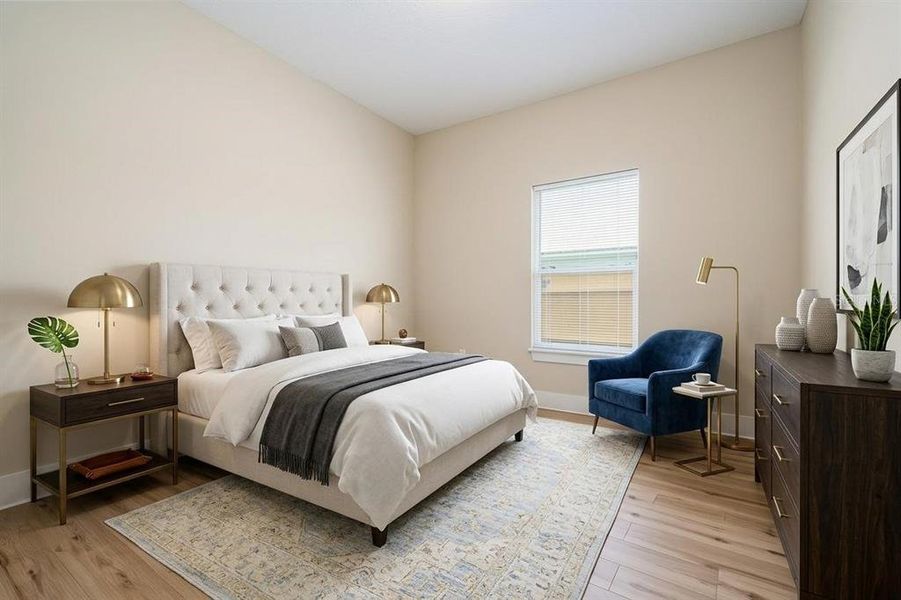 Furnished interior view inside a new home in , Orlando (Image 11).