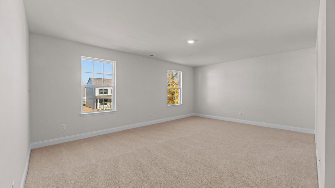 Representative unfurnished interior of a home built from the Belhaven by D.R. Horton in Tyler - Home on the Lake, New Bern (Image 17). Representative unfurnished interior of a home built from the Belhaven by D.R. Horton in Tyler - Home on the Lake, New Bern (Image 17).