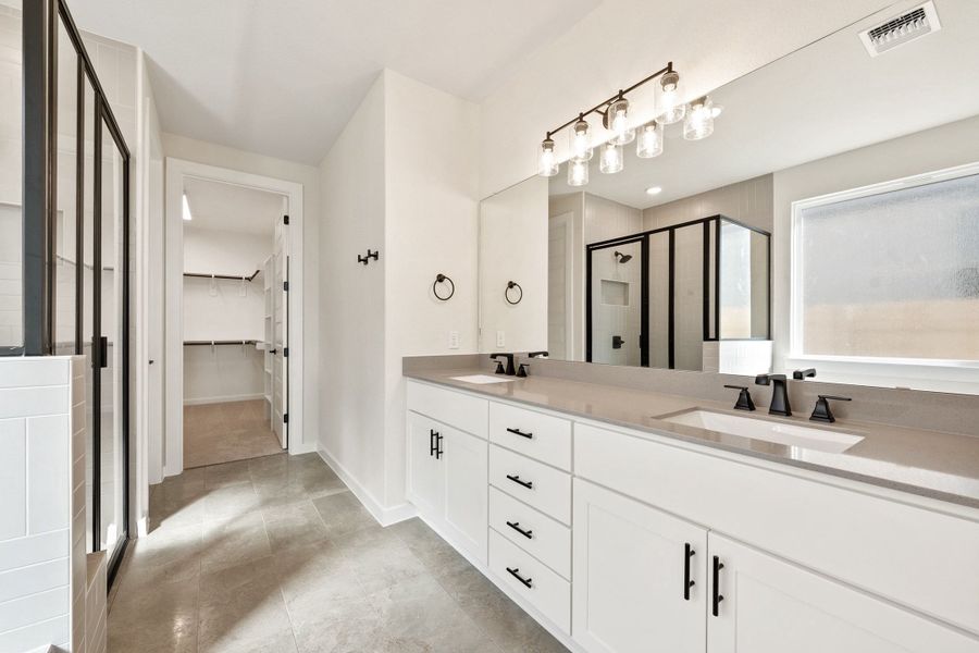 Furnished interior view inside a new home in Lariat, Liberty Hill (Image 17).
