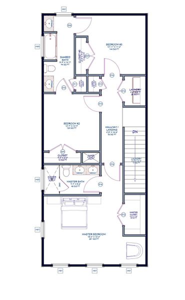 2D floor plan layout of this home in , Huger, SC (Image 4).
