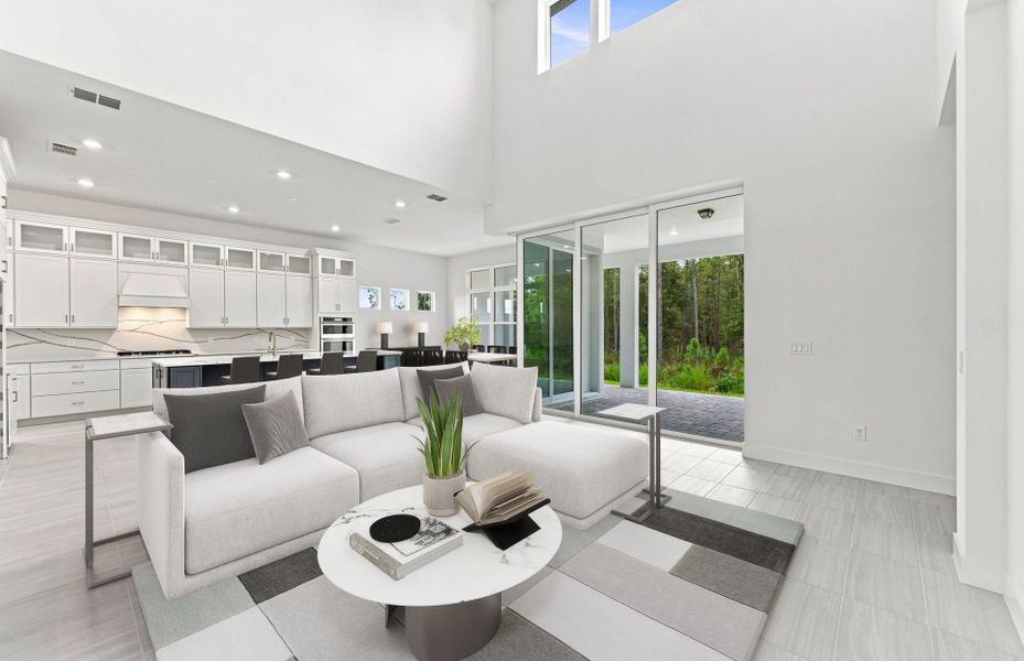 Furnished interior view inside a new home in Two Rivers, Zephyrhills (Image 7).