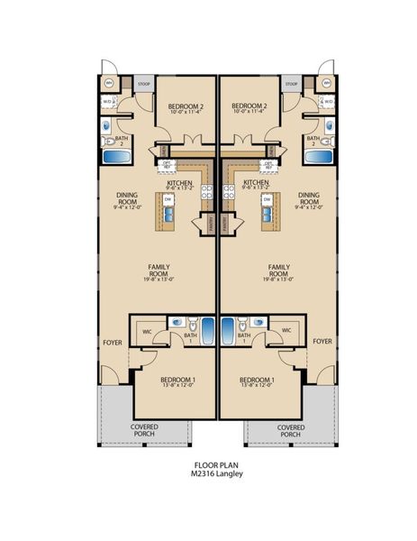 2D floor plan layout of this home in Whisper Valley, Manor, TX (Image 2). 2D floor plan layout of this home in Whisper Valley, Manor, TX (Image 2).