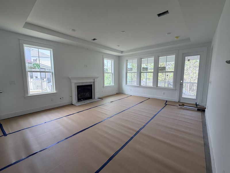 In-progress construction of a new home in Liberty Hill Farm, Mount Pleasant, SC (Image 20).