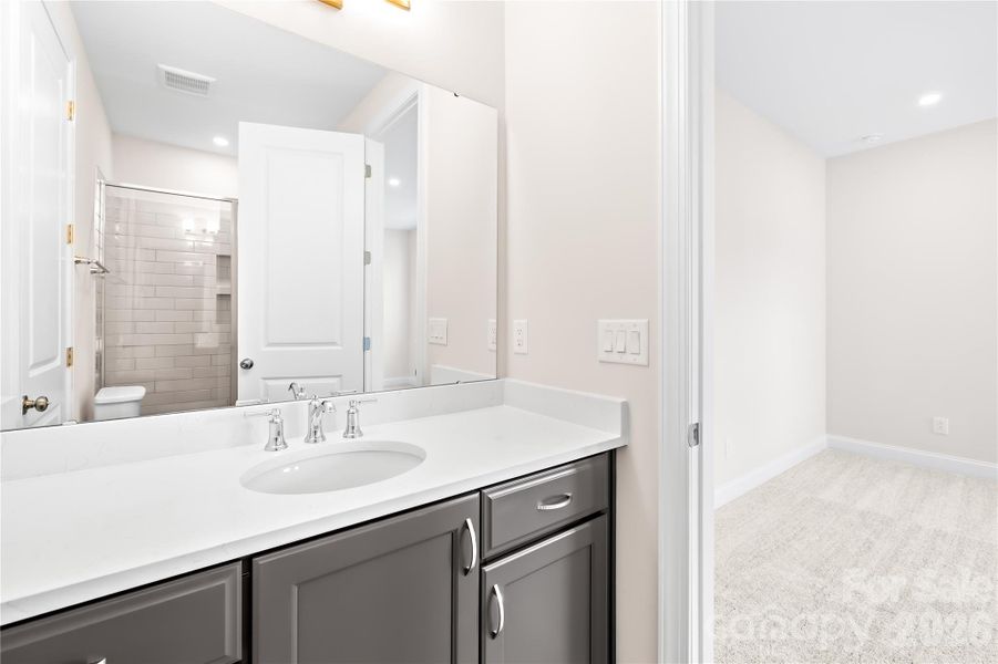 Furnished interior view inside a new home in , Huntersville (Image 12).