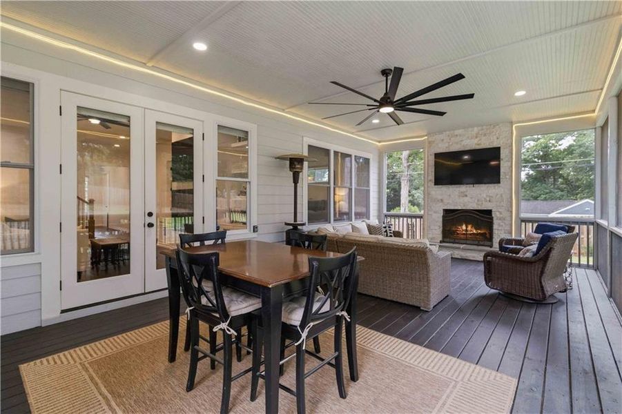 Furnished interior view inside a new home in , Decatur (Image 37).