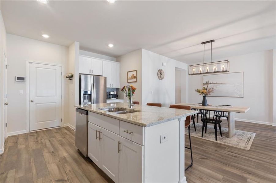 Furnished interior view inside a new home in Willowcrest Townhomes, Mableton (Image 33).