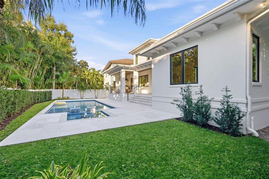 Exterior details and patio area of a home in , St. Petersburg (Image 42). Exterior details and patio area of a home in , St. Petersburg (Image 42).
