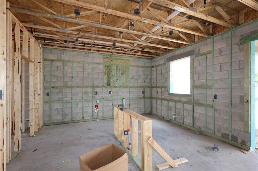 In-progress construction of a new home in Bay Lake Farms, St. Cloud, FL (Image 13).