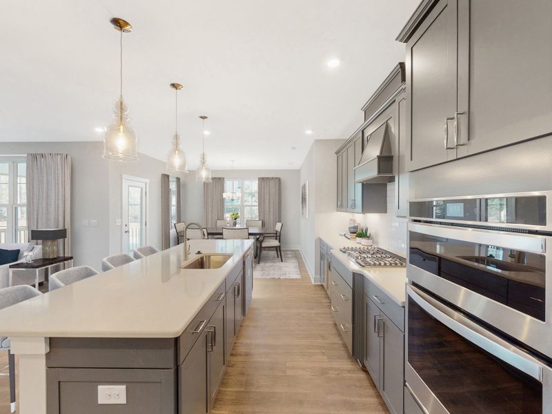 Furnished interior view inside a new home in Friendship Village, Apex (Image 7).