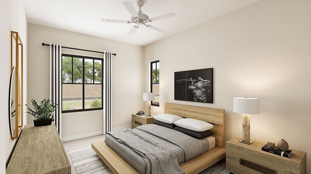 Representative furnished interior of a home built from the Aurora Plan 9001 by Tri Pointe Homes in Emberly, Queen Creek (Image 12).