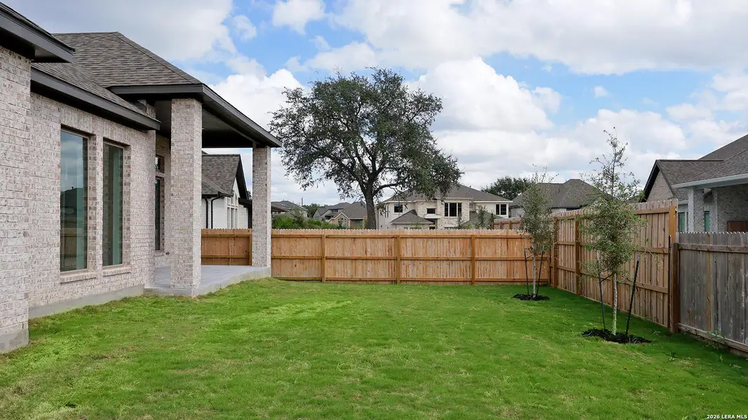 Exterior details and patio area of a home in Kallison Ranch, San Antonio (Image 18). Exterior details and patio area of a home in Kallison Ranch, San Antonio (Image 18).