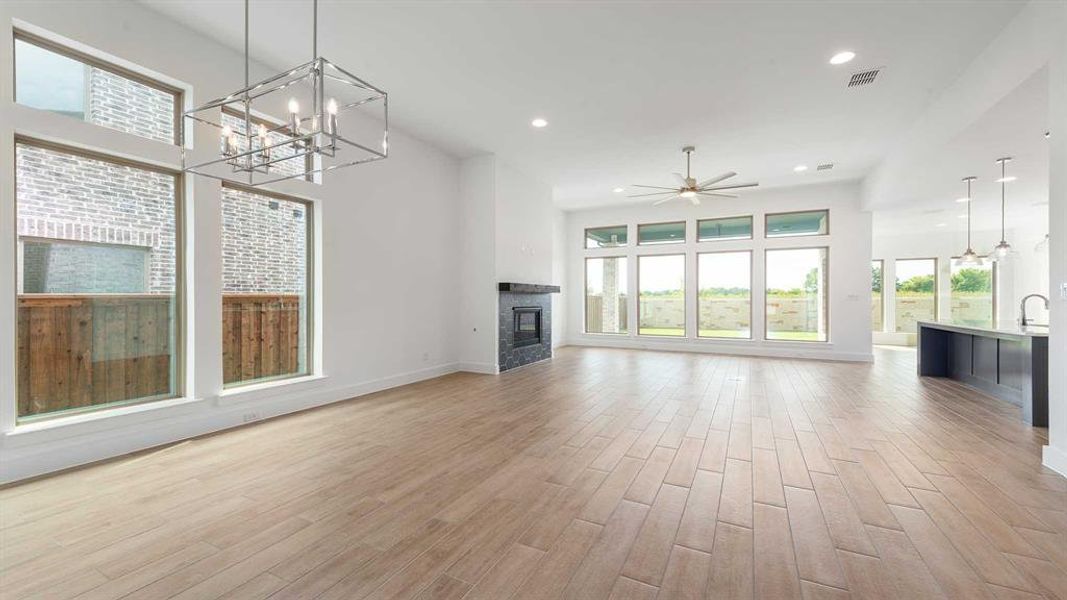 Spacious, unfurnished interior of a new home in Trinity Falls 60', McKinney (Image 25). Spacious, unfurnished interior of a new home in Trinity Falls 60', McKinney (Image 25).