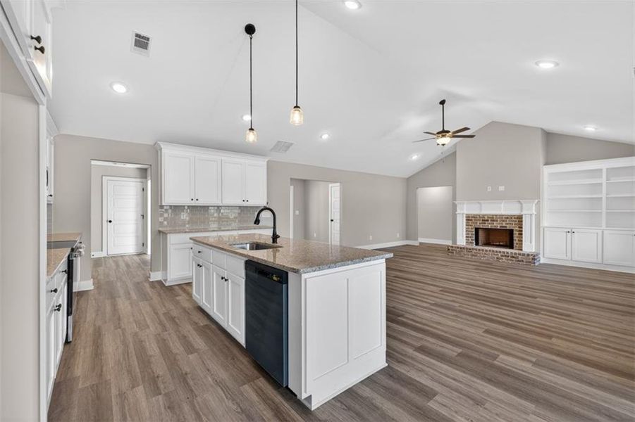 Furnished interior view inside a new home in , Winder (Image 9).