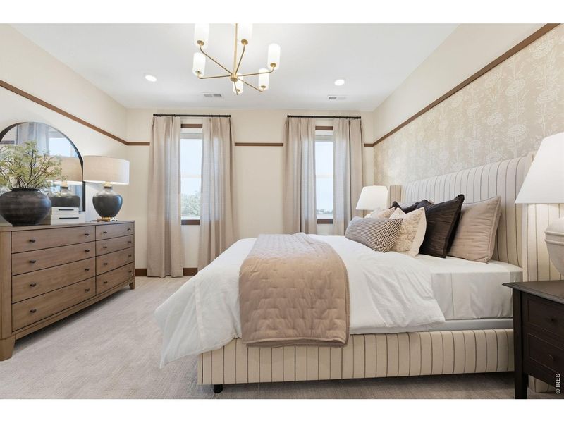 Furnished interior view inside a new home in , Fort Collins (Image 13).