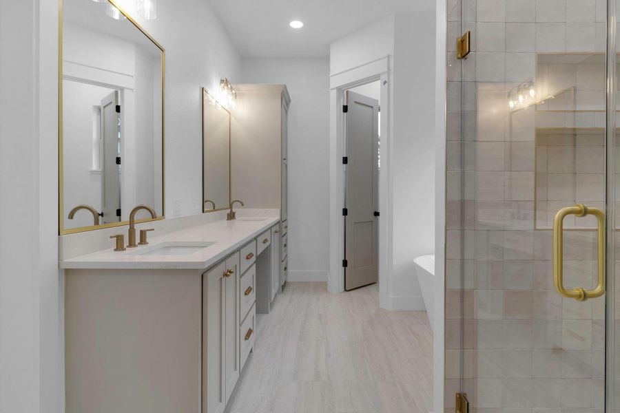 Furnished interior view inside a new home in , Livingston (Image 10).
