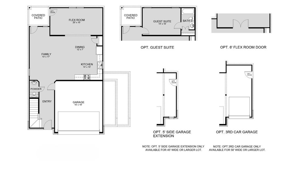 2D floor plan layout for the The Auburn by Legend Homes in Bammel Oaks, Houston, TX (Image 3). 2D floor plan layout for the The Auburn by Legend Homes in Bammel Oaks, Houston, TX (Image 3).