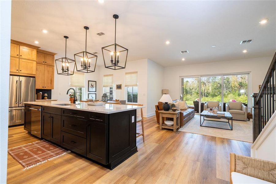 Furnished interior view inside a new home in Celebration - Island Village, Celebration (Image 36).