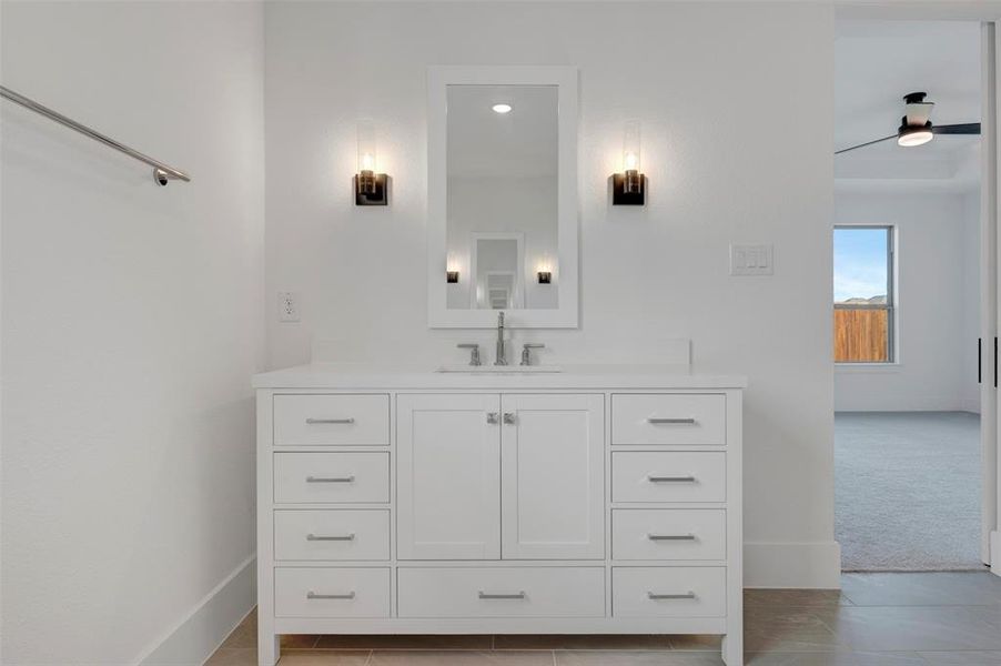 Furnished interior view inside a new home in Wellington, Haslet (Image 26).